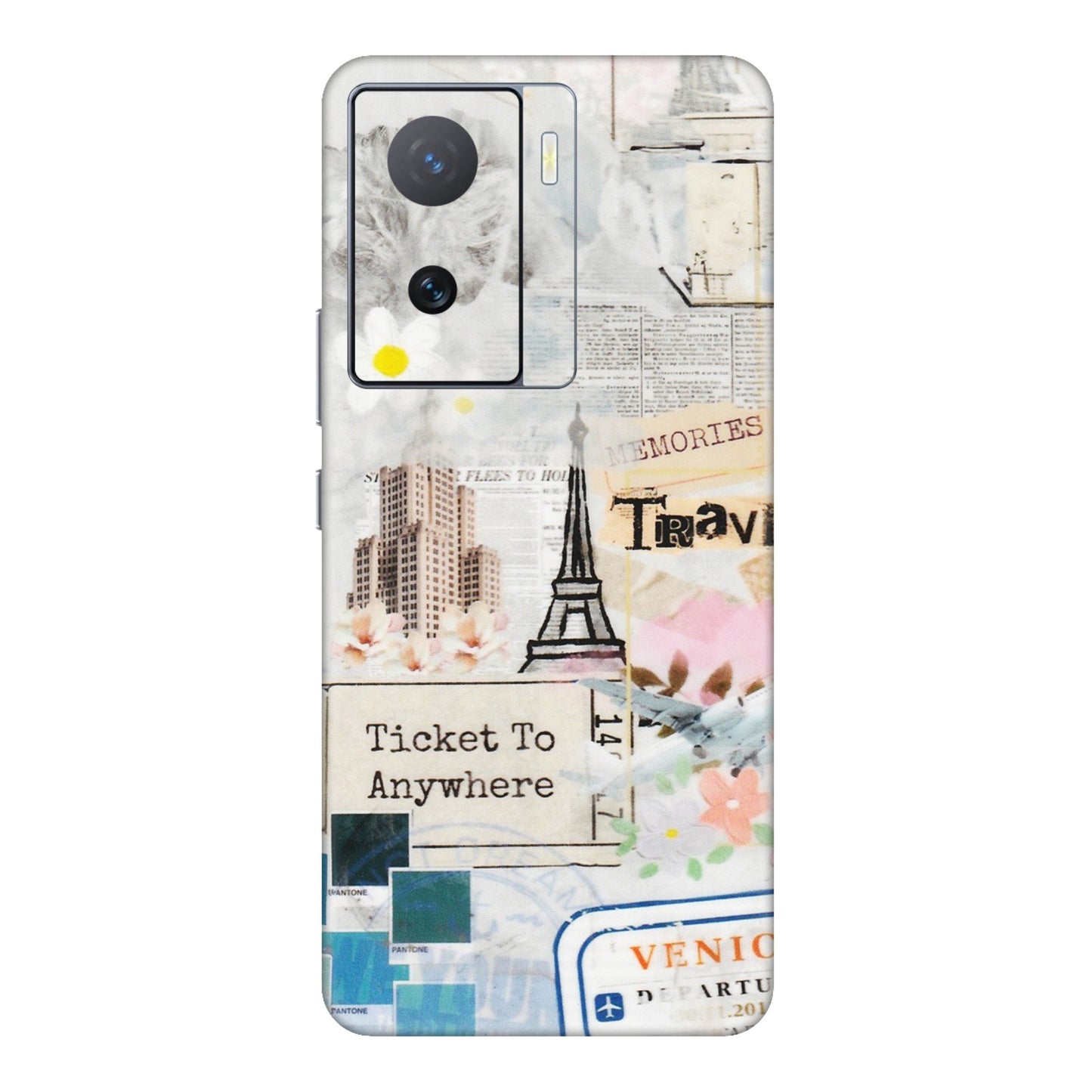 IQOO Phone Skins (All Models) - Travel Memories - Transparent Finish (T-09) IQOO Z7