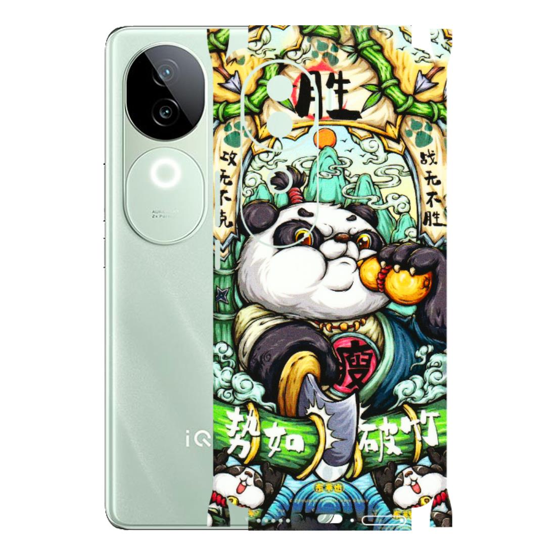 IQOO Phone Skins (All Models) - Royal Rich Panda - 3D Embossed Finish (L-170) IQOO Z9S