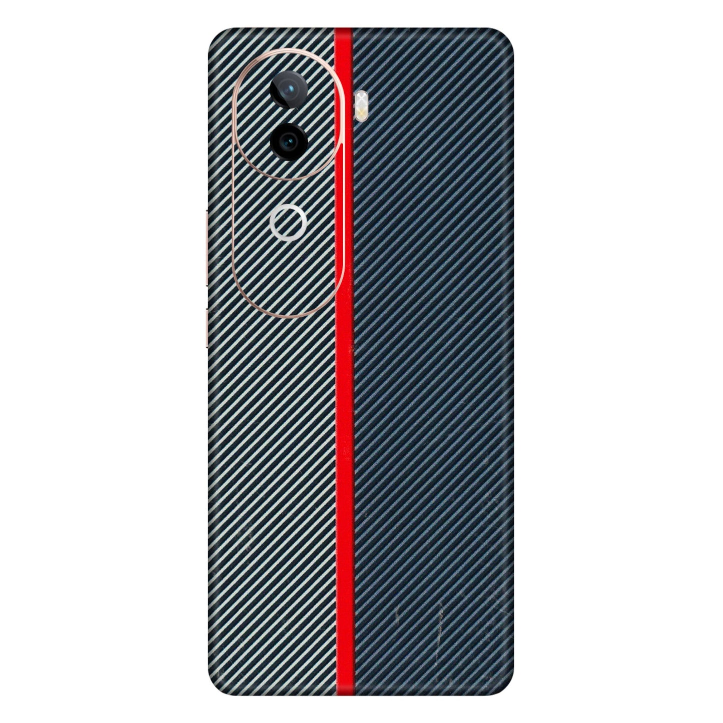 IQOO Phone Skins (All Models) - Blue Sober Lines - 3D Embossed Finish (L-305) IQOO Z9S