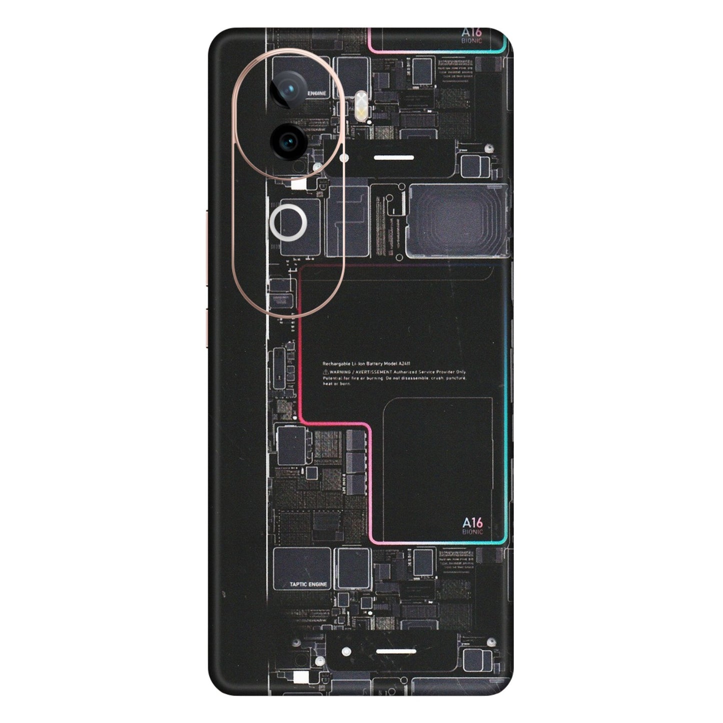 IQOO Phone Skins (All Models) - Motherboard Circuit Layout - Matte Finish (M-117) IQOO Z9S