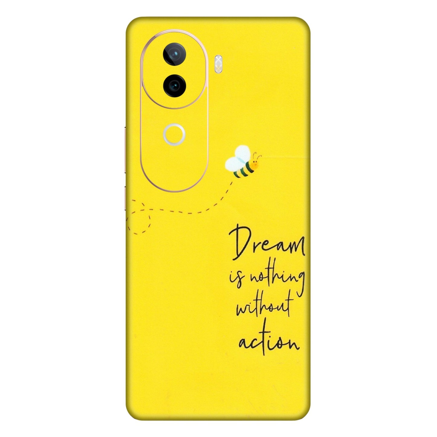 IQOO Phone Skins (All Models) - Dream Is Nothing Without Action - Matte Finish (M-138) IQOO Z9S