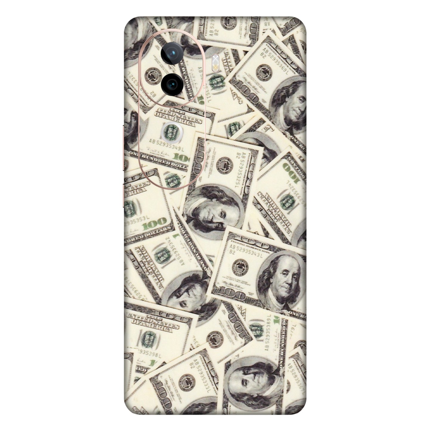 IQOO Phone Skins (All Models) - Dollar Lover - Transparent Finish (T-17) IQOO Z9S