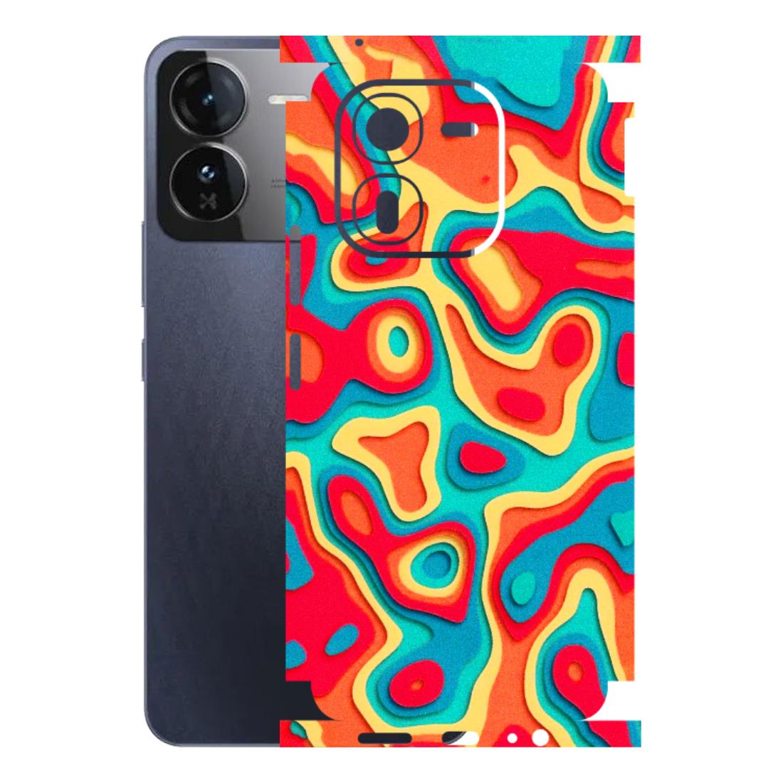 IQOO Phone Skins (All Models) - Abstract Swirl - 3D Embossed Finish (L-150) IQOO Z9X