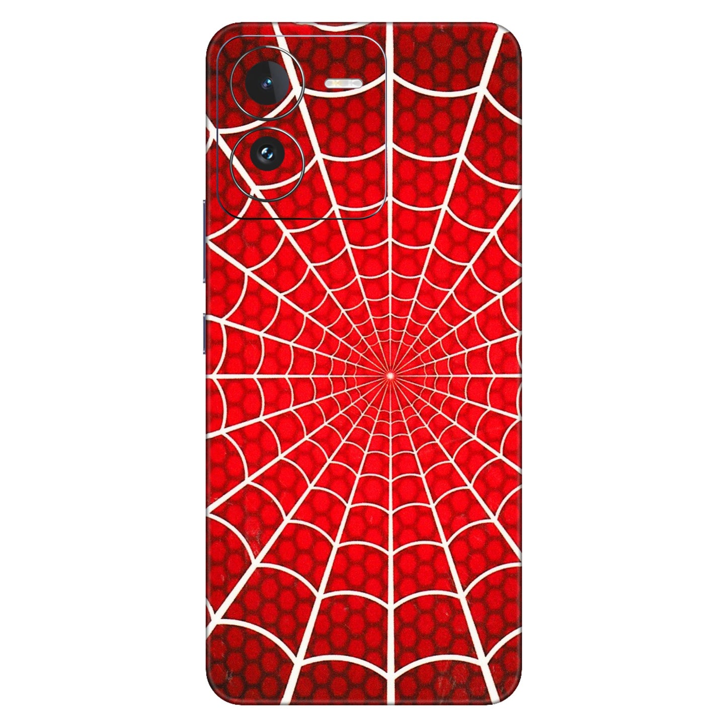 IQOO Phone Skins (All Models) - Classic Spidey Web - 3D Embossed Finish (L-115) IQOO Z9