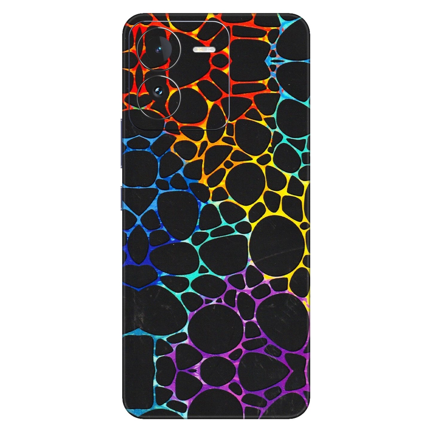 IQOO Phone Skins (All Models) - Abstract Art MultiColour - 3D Embossed Finish (L-133) IQOO Z9