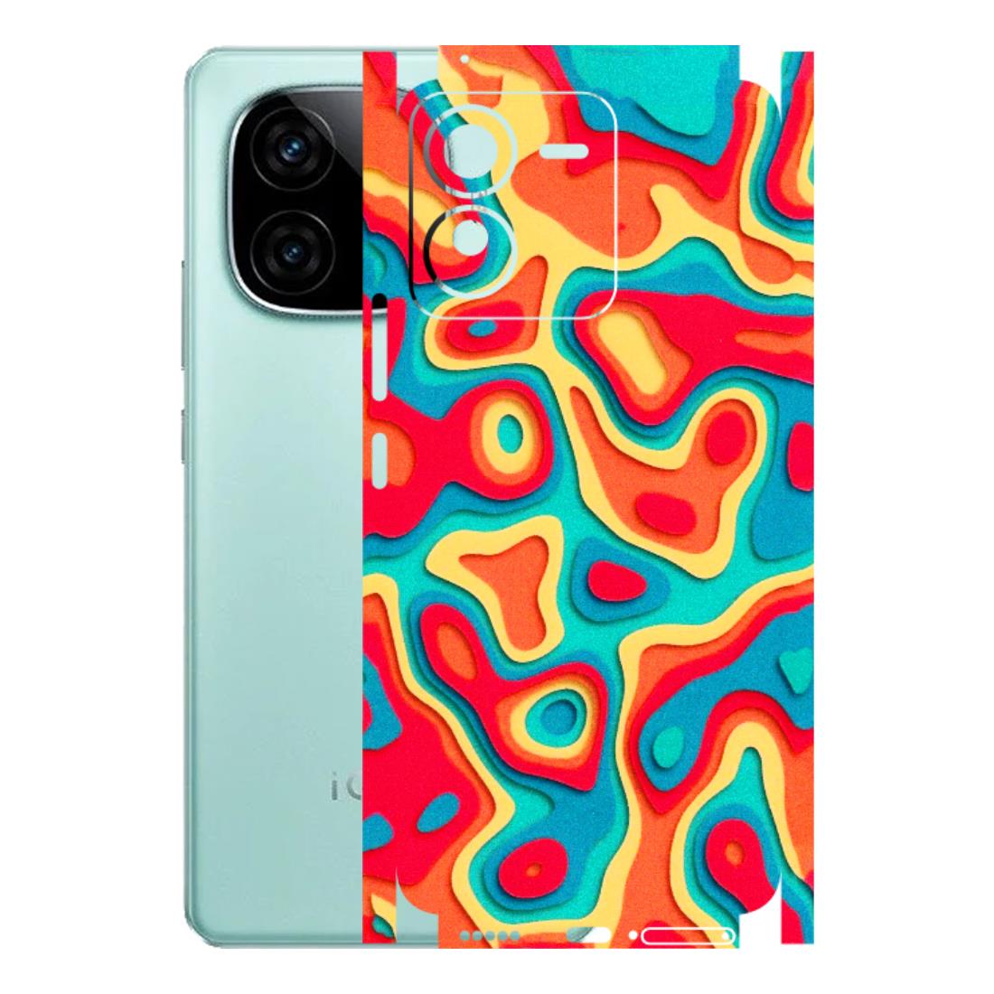 IQOO Phone Skins (All Models) - Abstract Swirl - 3D Embossed Finish (L-150) IQOO Z9