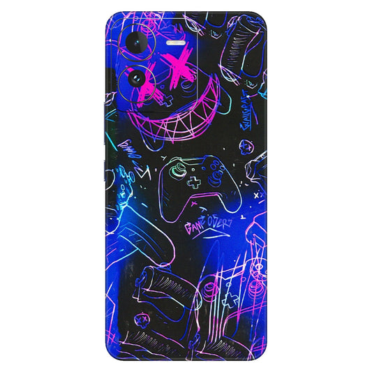 IQOO Phone Skins (All Models) - Gamers Paradise - 3D Embossed Finish (L-258) IQOO Z9