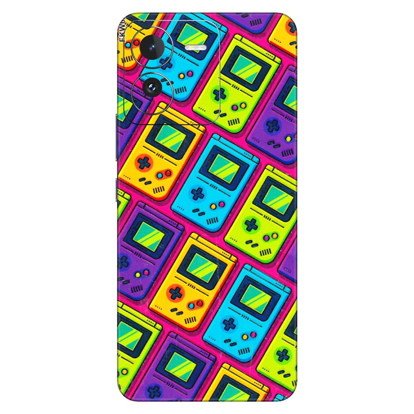 IQOO Phone Skins (All Models) - Gameboy Colourful - 3D Embossed Finish (L-266) IQOO Z9