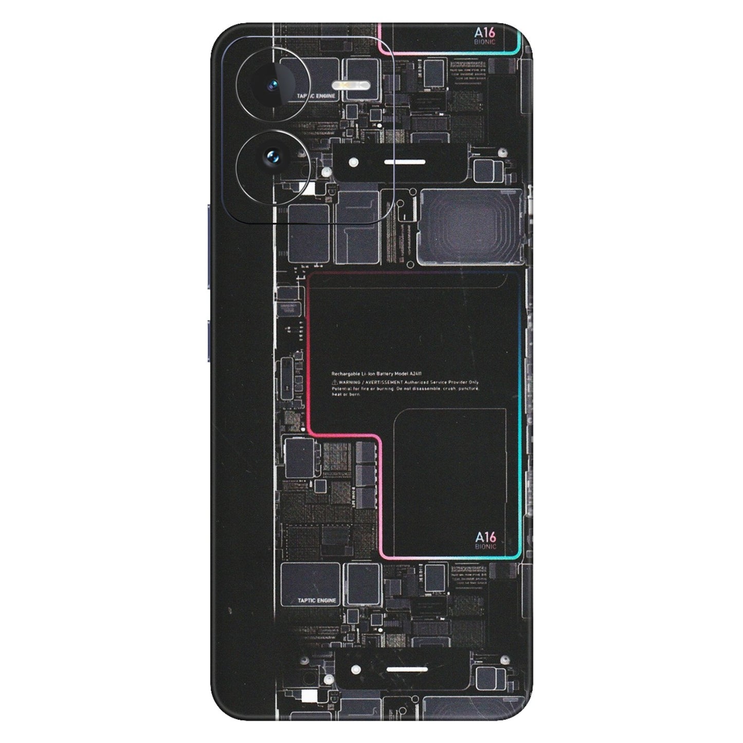 IQOO Phone Skins (All Models) - Motherboard Circuit Layout - Matte Finish (M-117) IQOO Z9