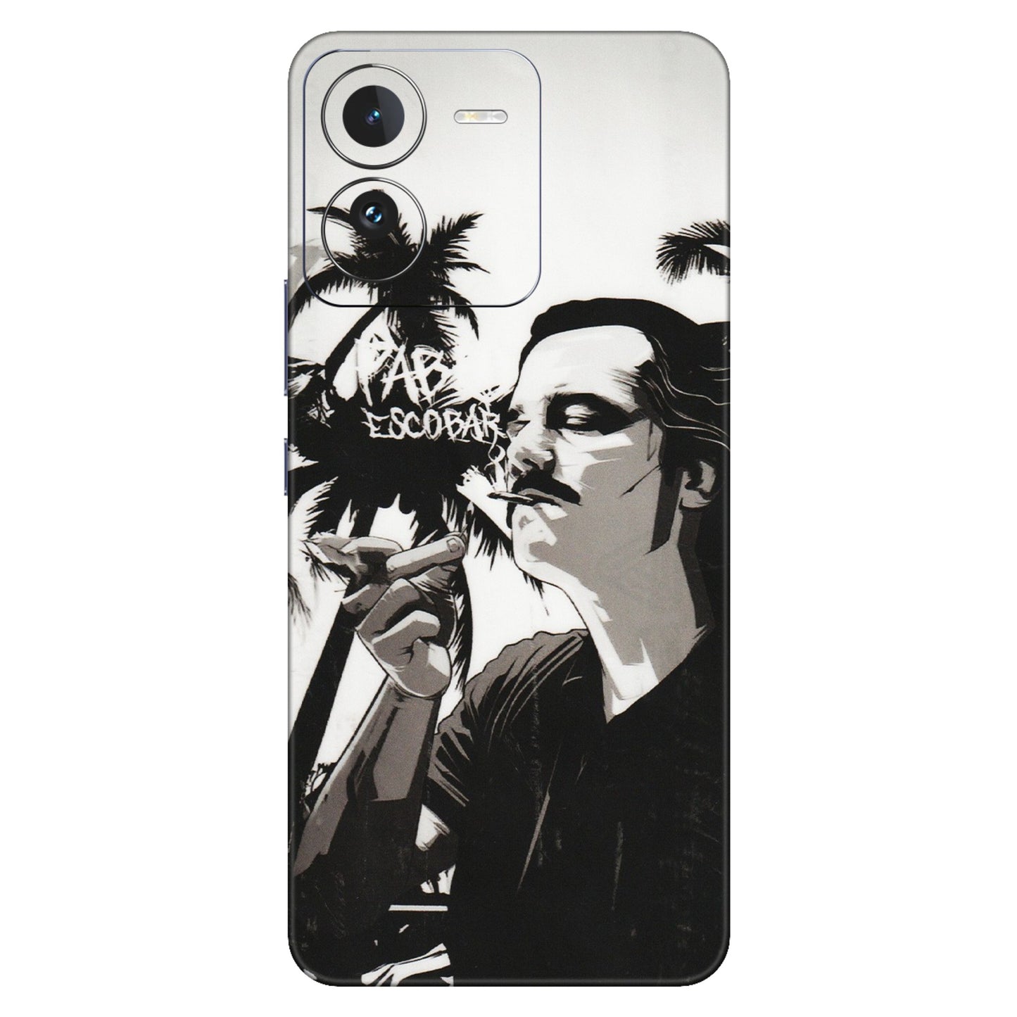 IQOO Phone Skins (All Models) - Pab Escobar - Transparent Finish (T-05) IQOO Z9