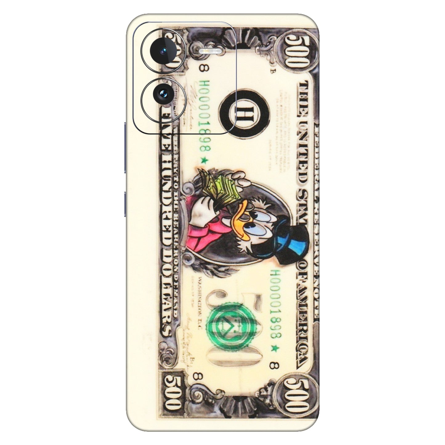 IQOO Phone Skins (All Models) - Five Hundred Dollar Duck - Transparent Finish (T-15) IQOO Z9