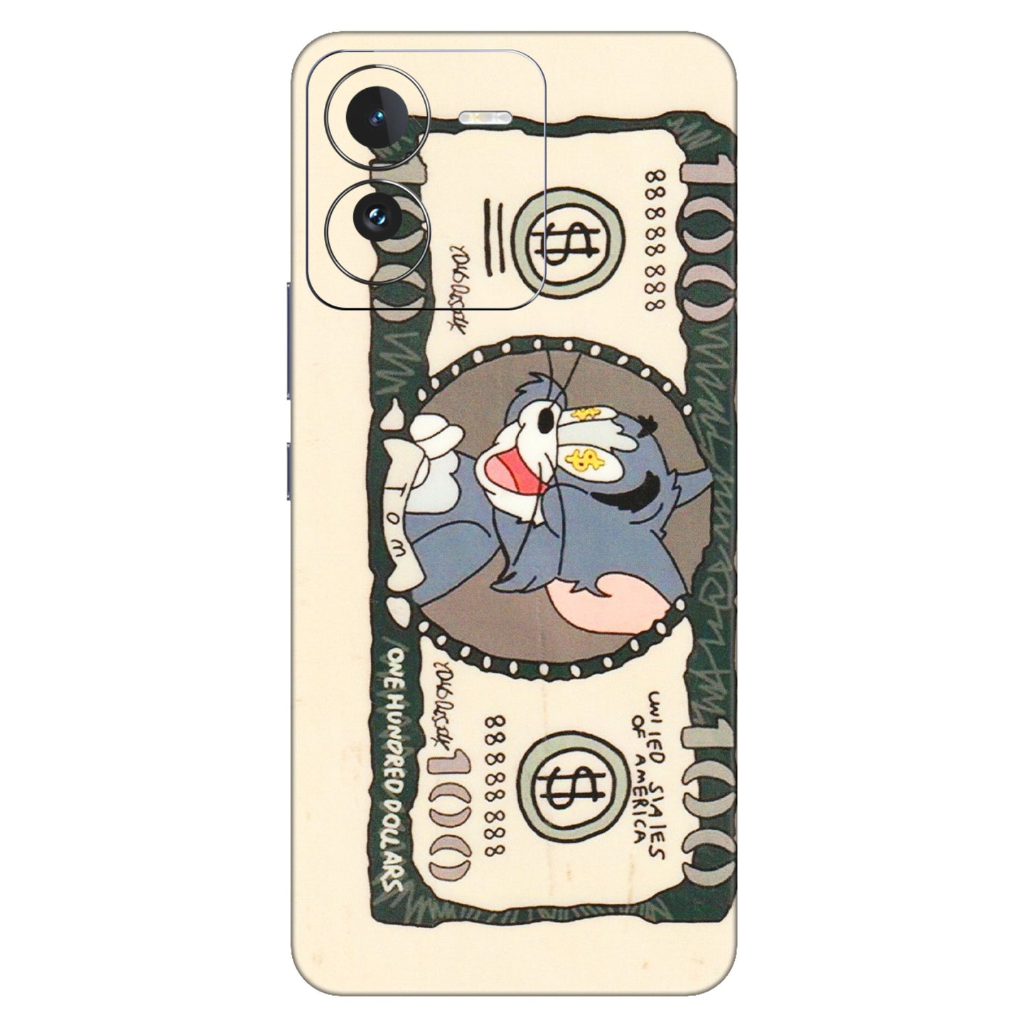 IQOO Phone Skins (All Models) - One Hundred Dollar Tom - Transparent Finish (T-16) IQOO Z9