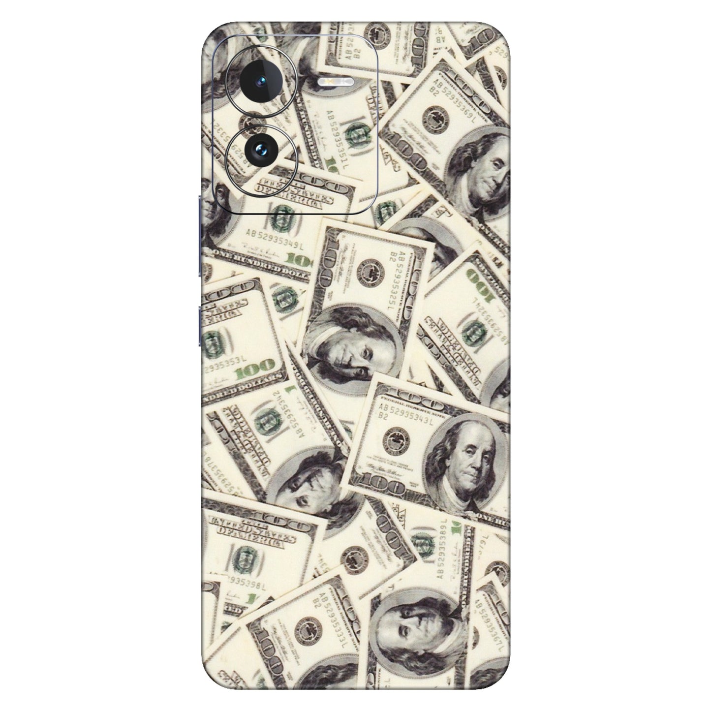IQOO Phone Skins (All Models) - Dollar Lover - Transparent Finish (T-17) IQOO Z9