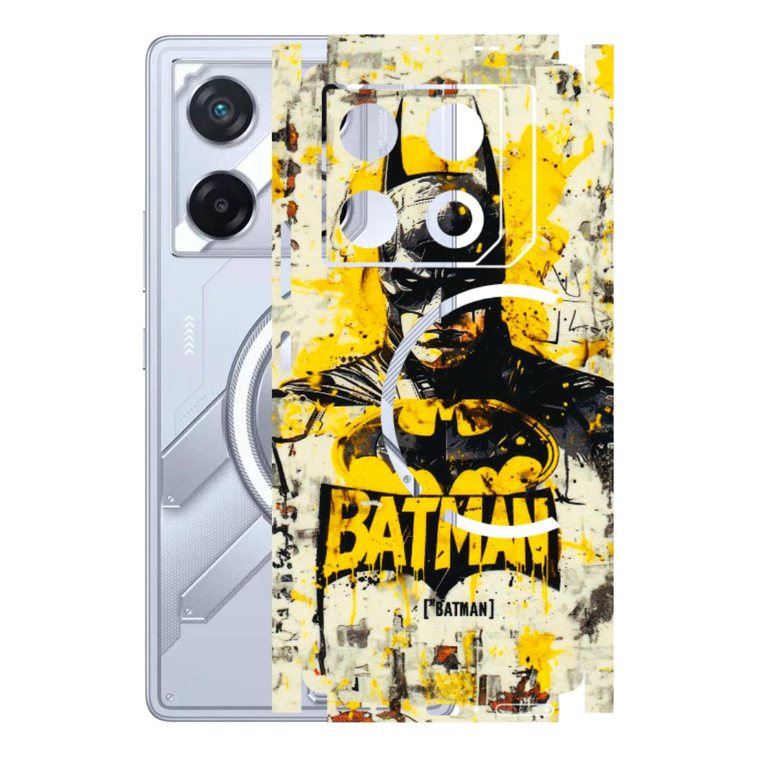 INFINIX Phone Skins (All Models) - Batman Yellow BT - 3D Embossed Finish (L-304) Infinix GT 20 PRO (5G)