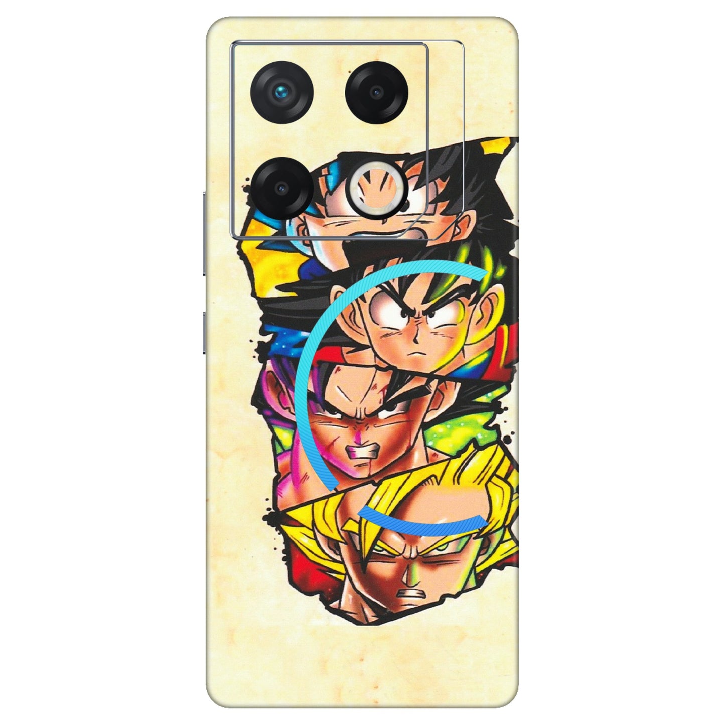 INFINIX Phone Skins (All Models) - Angry Multi Anime - Matte Finish (M-113) Infinix GT 20 PRO (5G)