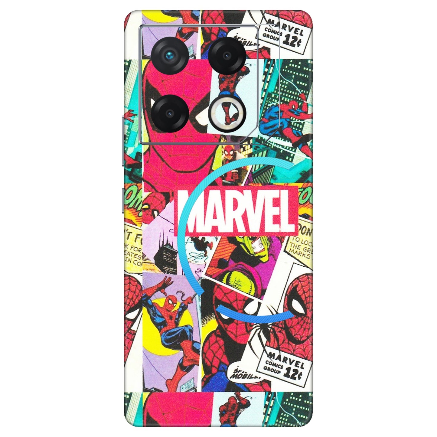INFINIX Phone Skins (All Models) - Marvel Comic Spiderman Grafitti - Matte Finish (M-72) Infinix GT 20 PRO (5G)