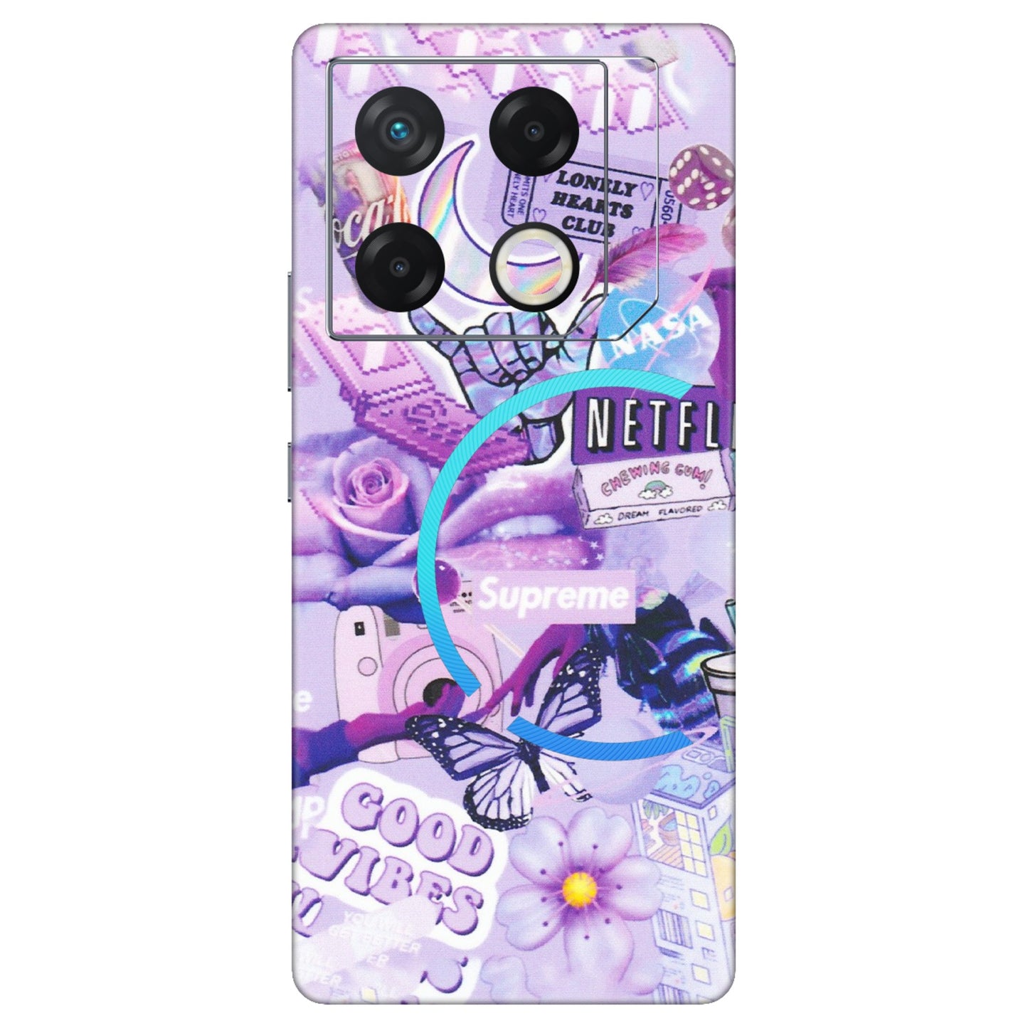 INFINIX Phone Skins (All Models) - Supreme Purple Magic - Matte Finish (M-88) Infinix GT 20 PRO (5G)