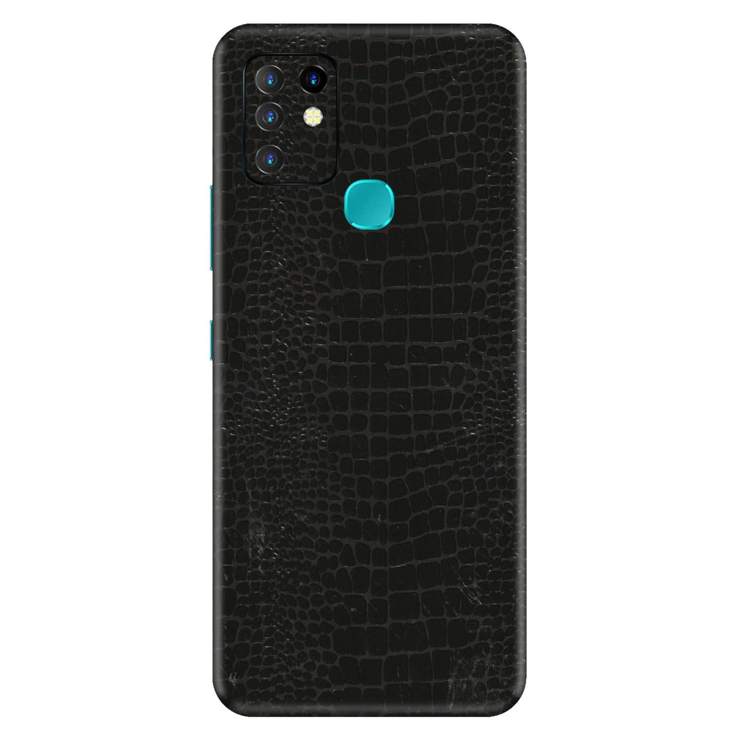 INFINIX Phone Skins (All Models) - Snake Leather Black - 3D Embossed Finish (L-107) Infinix Hot 10