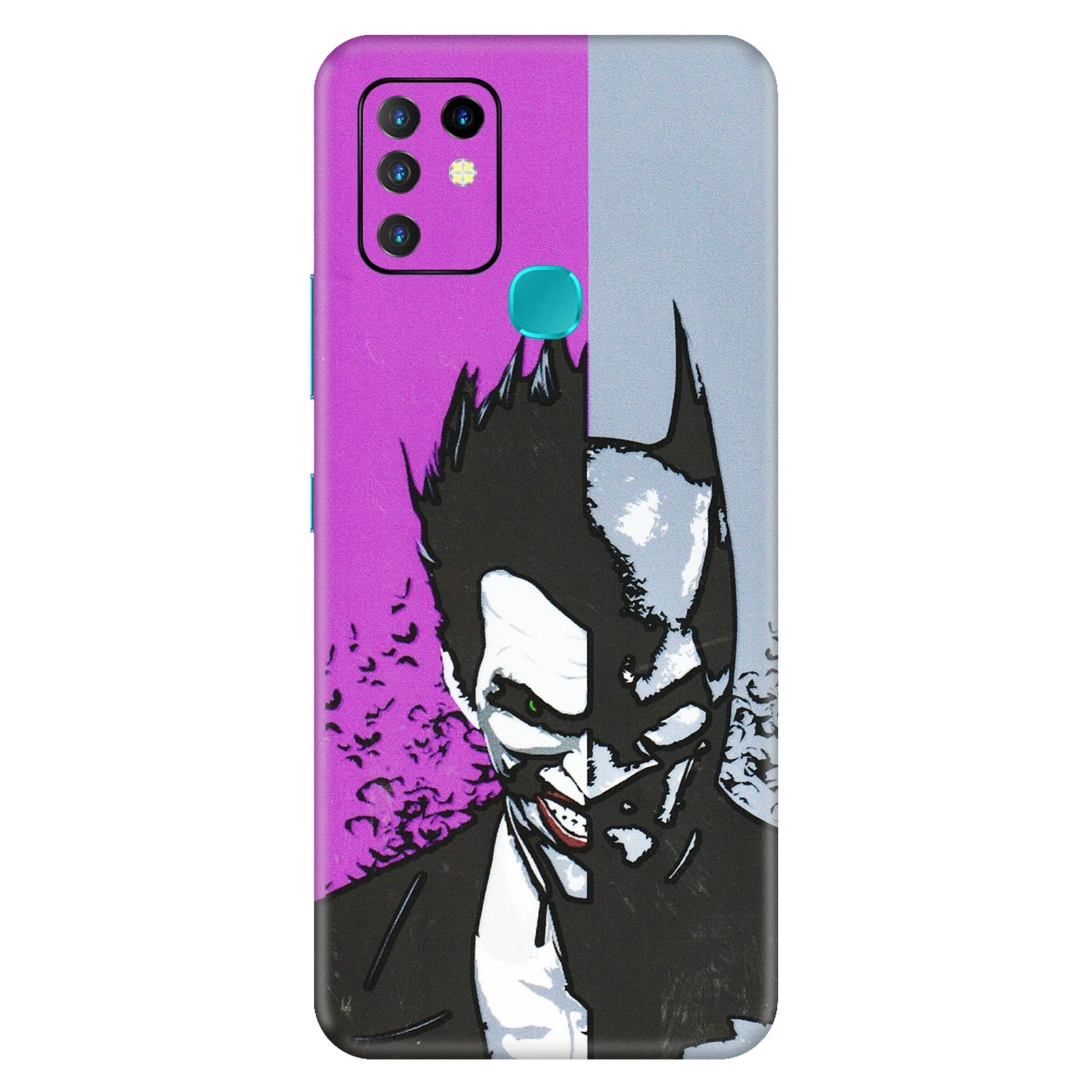 INFINIX Phone Skins (All Models) - Batman & Joker - 3D Embossed Finish (L-143) Infinix Hot 10