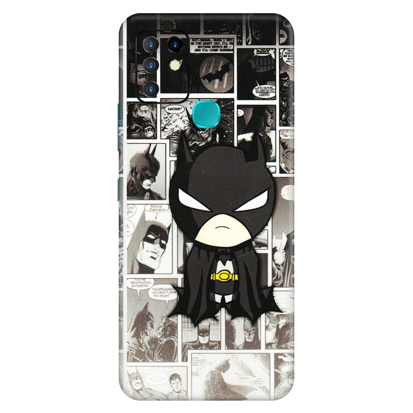 INFINIX Phone Skins (All Models) - Toon Batman - 3D Embossed Finish (L-182) Infinix Hot 10