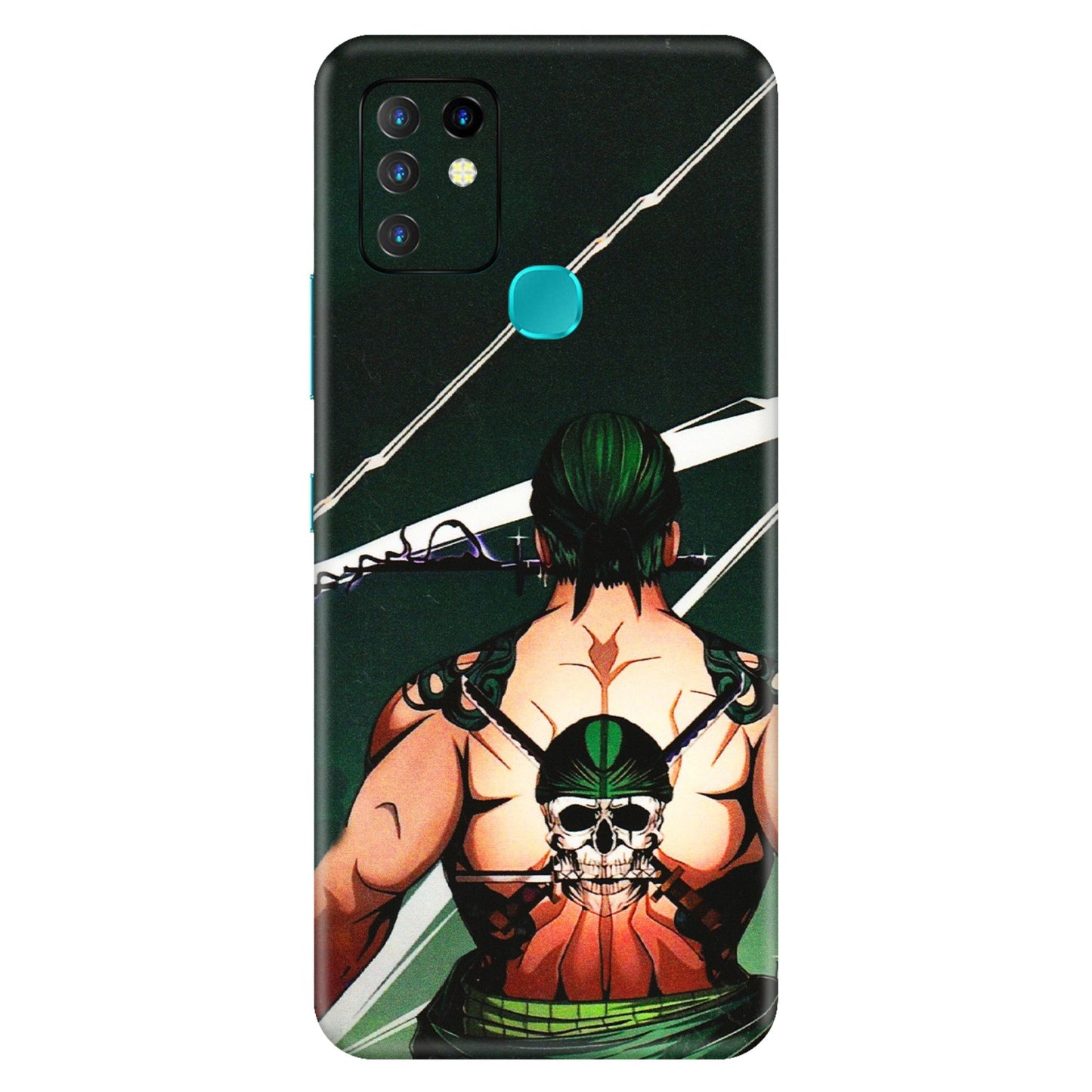 INFINIX Phone Skins (All Models) - Zoro Anime - 3D Embossed Finish (L-23) Infinix Hot 10