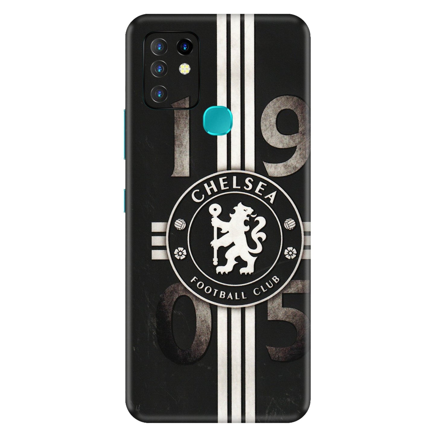 INFINIX Phone Skins (All Models) - Chelsea Fan Club - 3D Embossed Finish (L-36) Infinix Hot 10