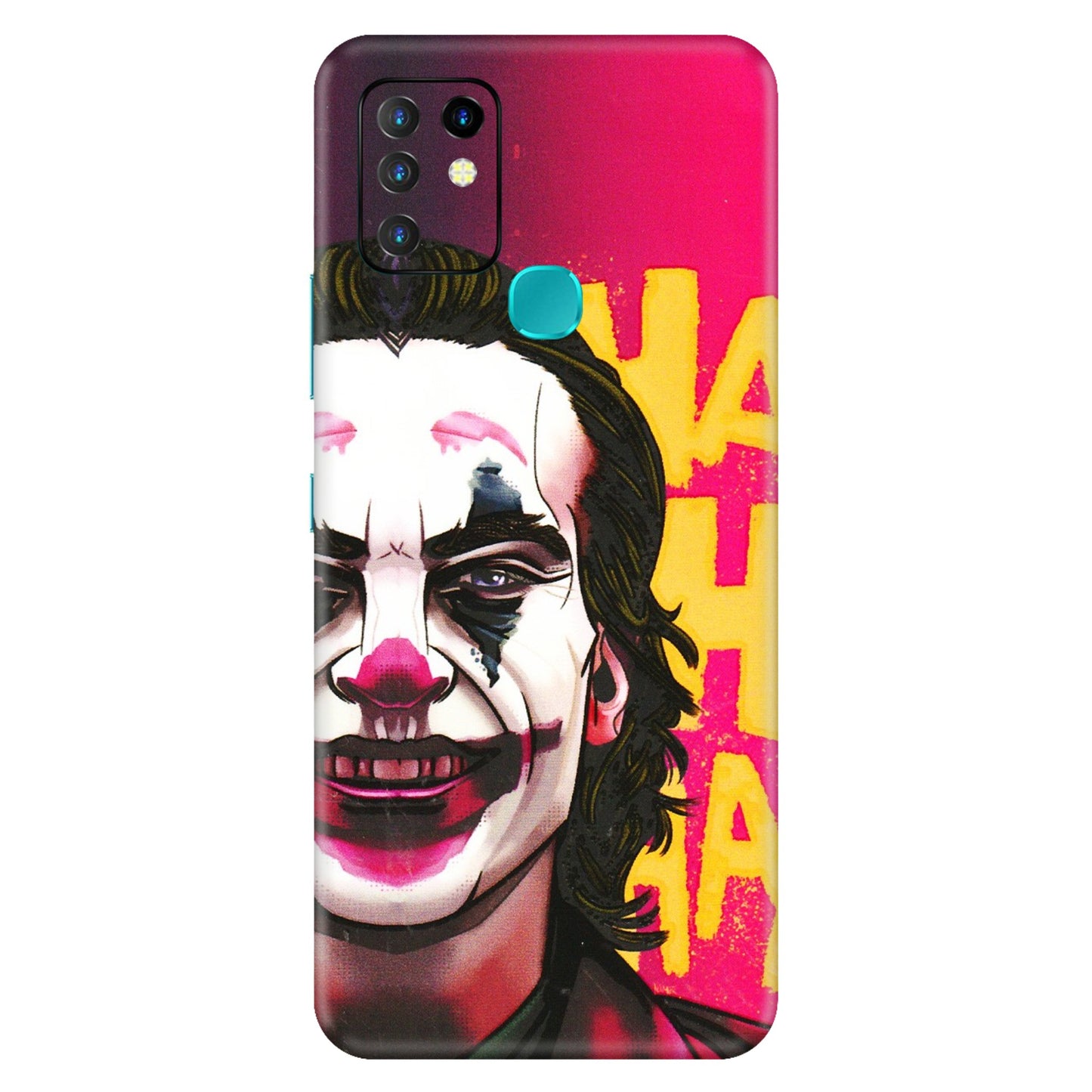 INFINIX Phone Skins (All Models) - Joker Evil Laugh - 3D Embossed Finish (L-97) Infinix Hot 10