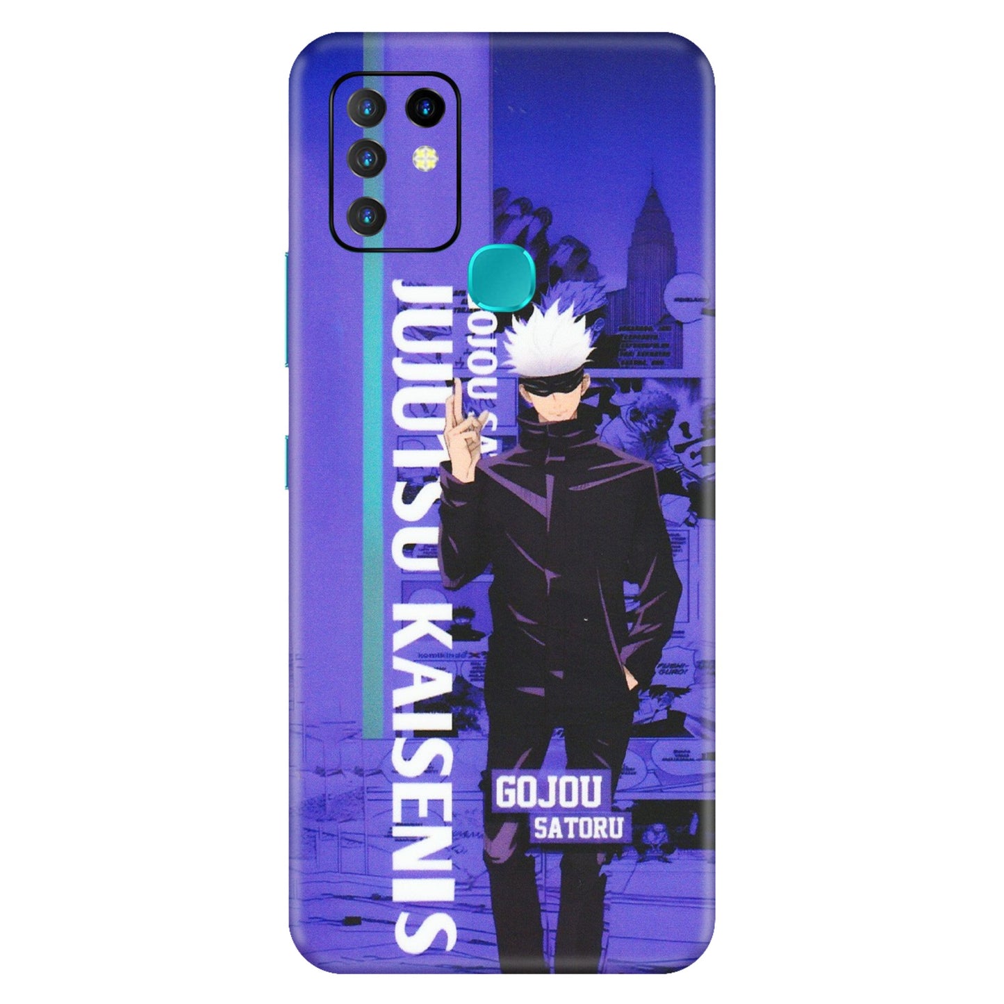 INFINIX Phone Skins (All Models) - Jujutsu Kaisen Gojo - Matte Finish (M-05) Infinix Hot 10