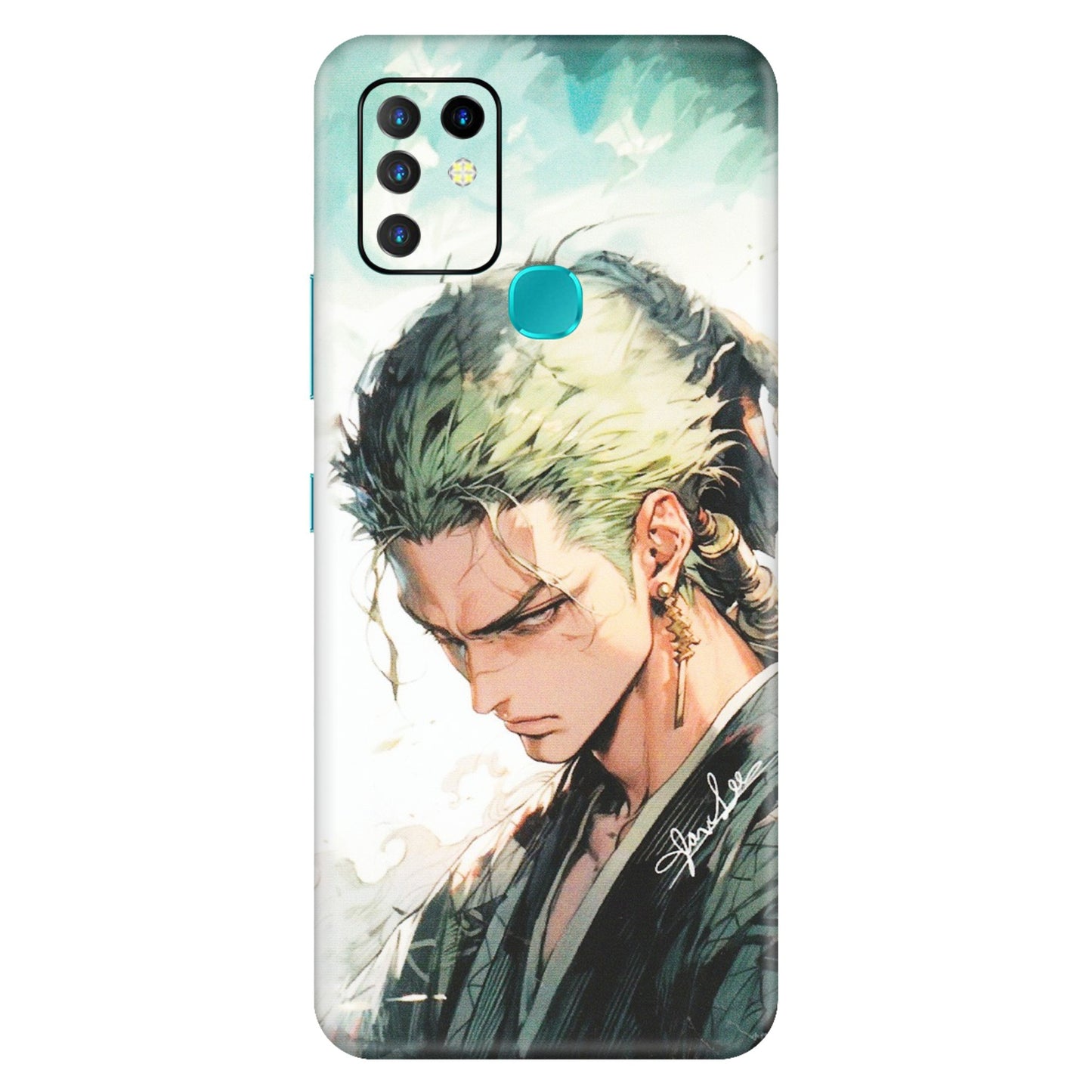 INFINIX Phone Skins (All Models) - Pirate Hunter One Piece Anime - Matte Finish (M-157) Infinix Hot 10