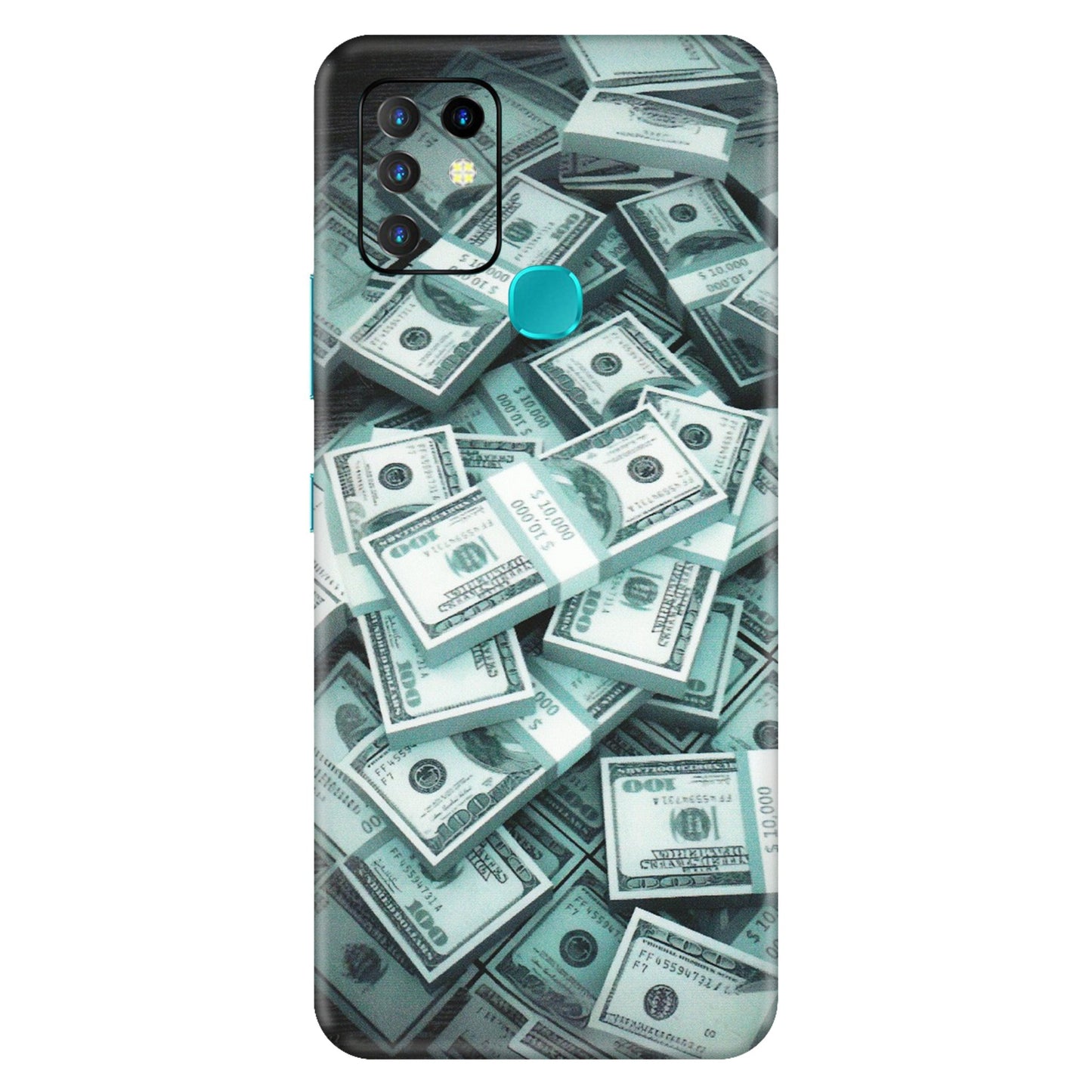 INFINIX Phone Skins (All Models) - Hundred Dollar Bill - Matte Finish (M-162) Infinix Hot 10