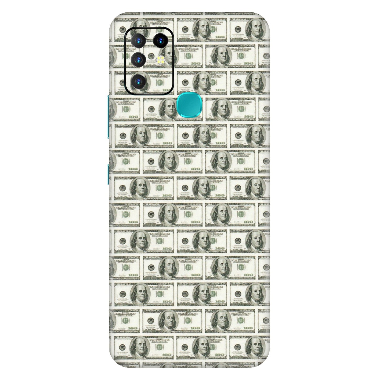 INFINIX Phone Skins (All Models) - I Love Dollars - Matte Finish (M-40) Infinix Hot 10