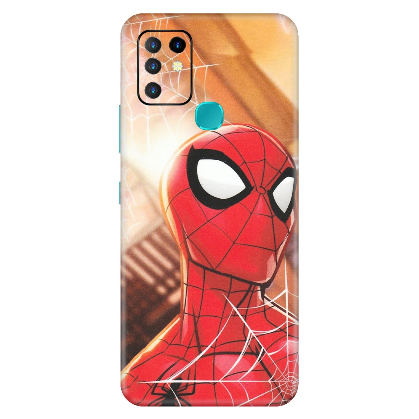 INFINIX Phone Skins (All Models) - Spiderman Face New - Matte Finish (M-41) Infinix Hot 10