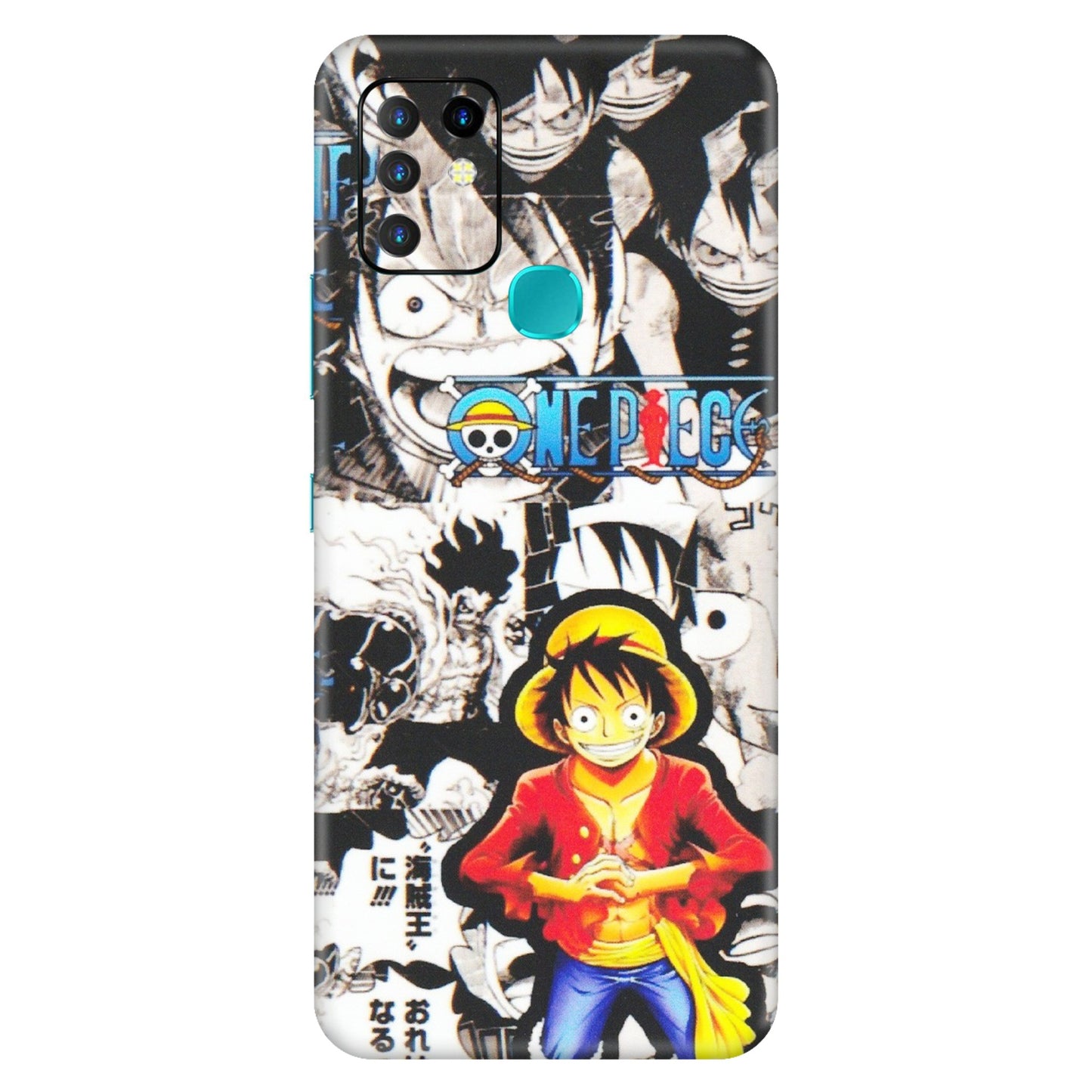 INFINIX Phone Skins (All Models) - One Piece B&W - Matte Finish (M-63) Infinix Hot 10