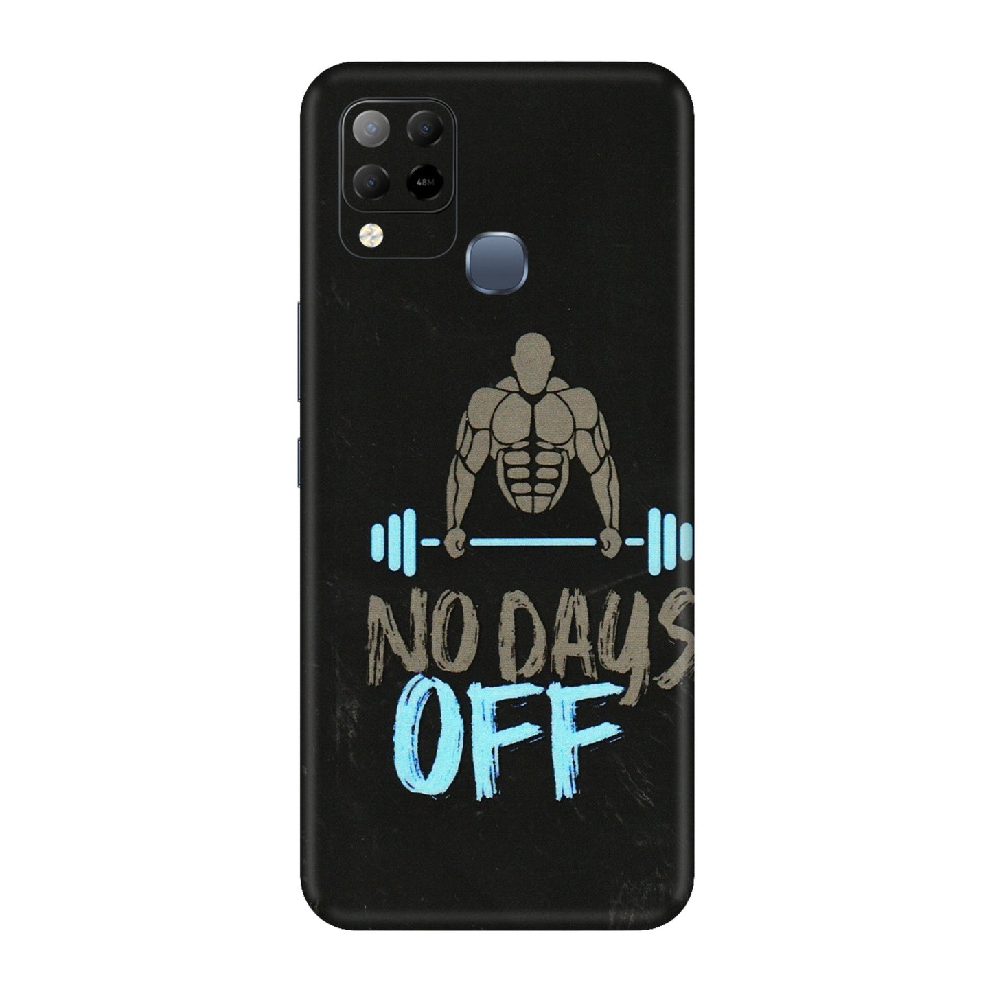 INFINIX Phone Skins (All Models) - Gym Lover - 3D Embossed Finish (L-127) Infinix Hot 10S