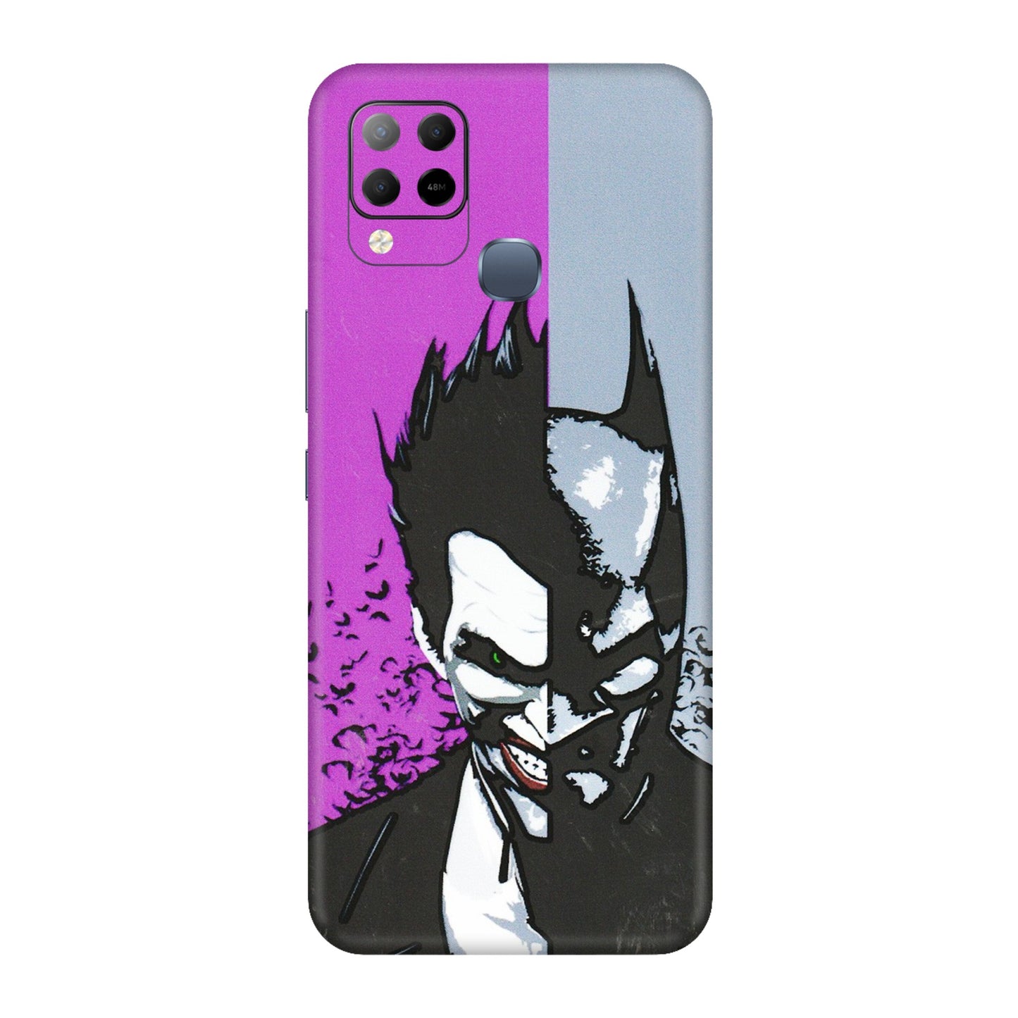 INFINIX Phone Skins (All Models) - Batman & Joker - 3D Embossed Finish (L-143) Infinix Hot 10S