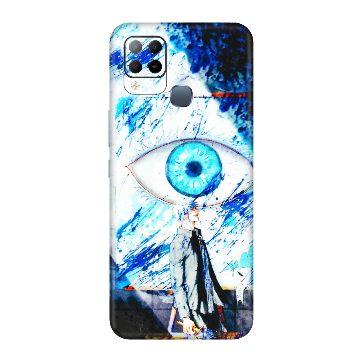 INFINIX Phone Skins (All Models) - Gojo Satoru evil eye - 3D Embossed Finish (L-239) Infinix Hot 10S