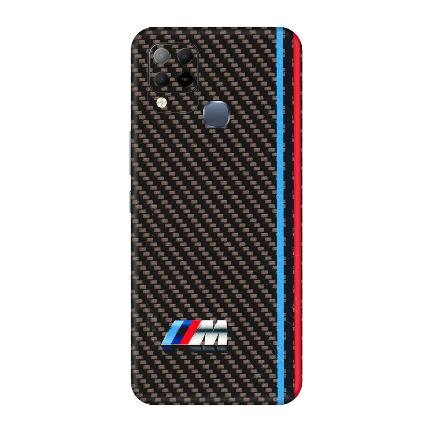 INFINIX Phone Skins (All Models) - BM Carbon Fiber Feels - 3D Embossed Finish (L-38) Infinix Hot 10S
