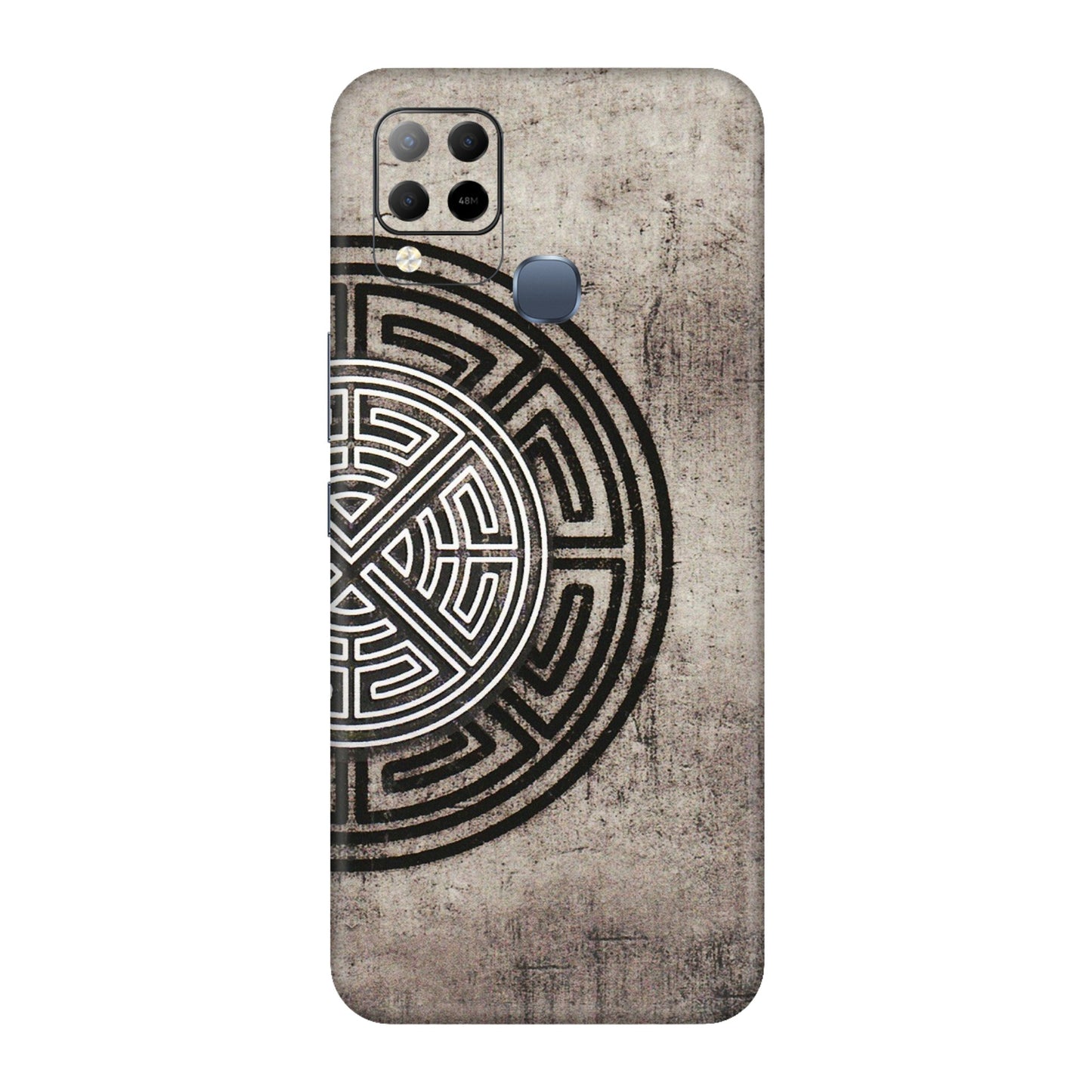 INFINIX Phone Skins (All Models) - Mysterious Circular Design - 3D Embossed Finish (L-63) Infinix Hot 10S