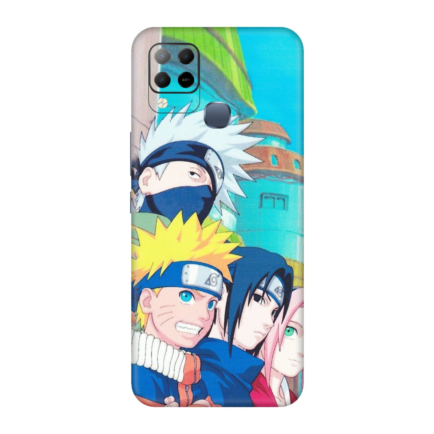 INFINIX Phone Skins (All Models) - Team Minato And Kakashi - Matte Finish (M-101) Infinix Hot 10S