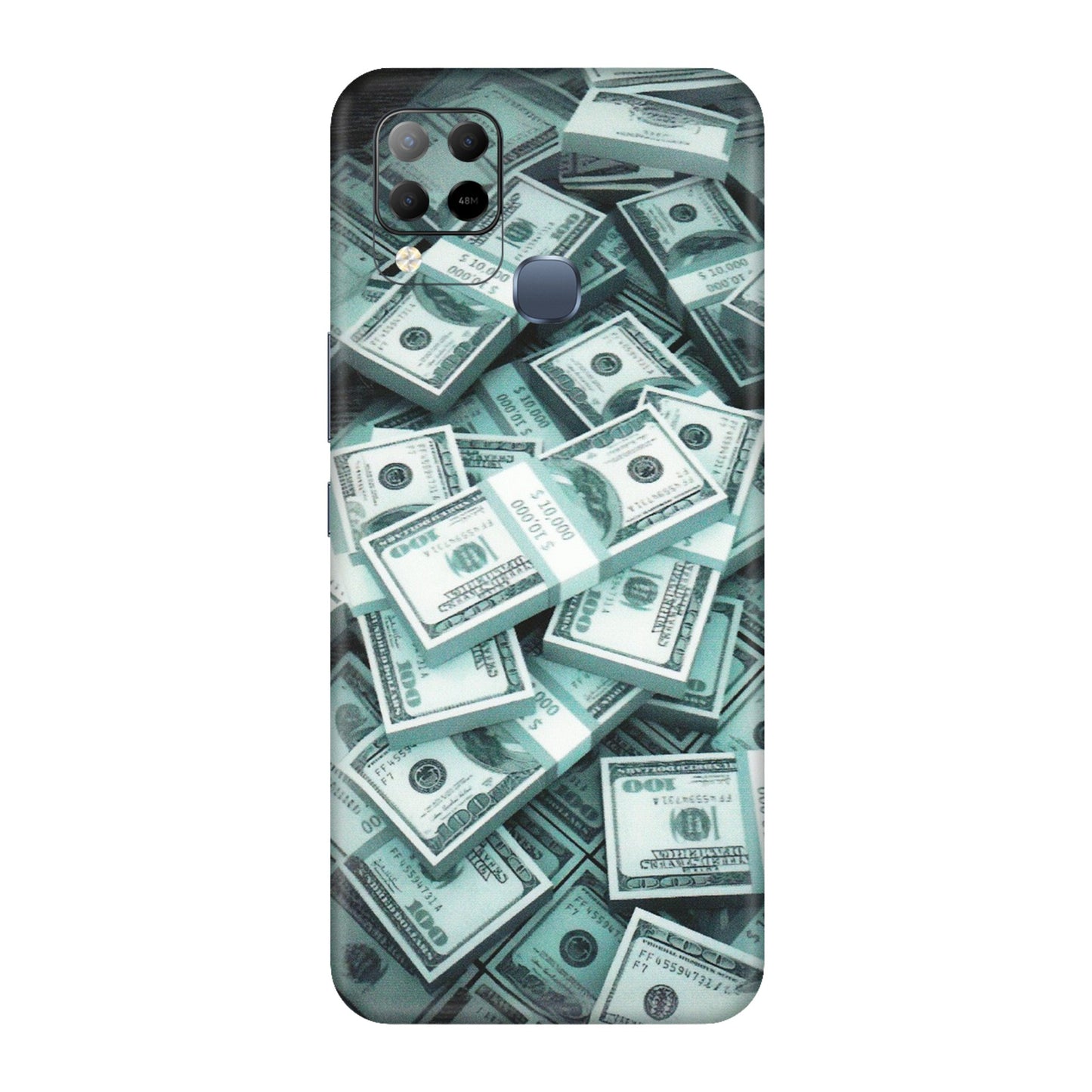 INFINIX Phone Skins (All Models) - Hundred Dollar Bill - Matte Finish (M-162) Infinix Hot 10S