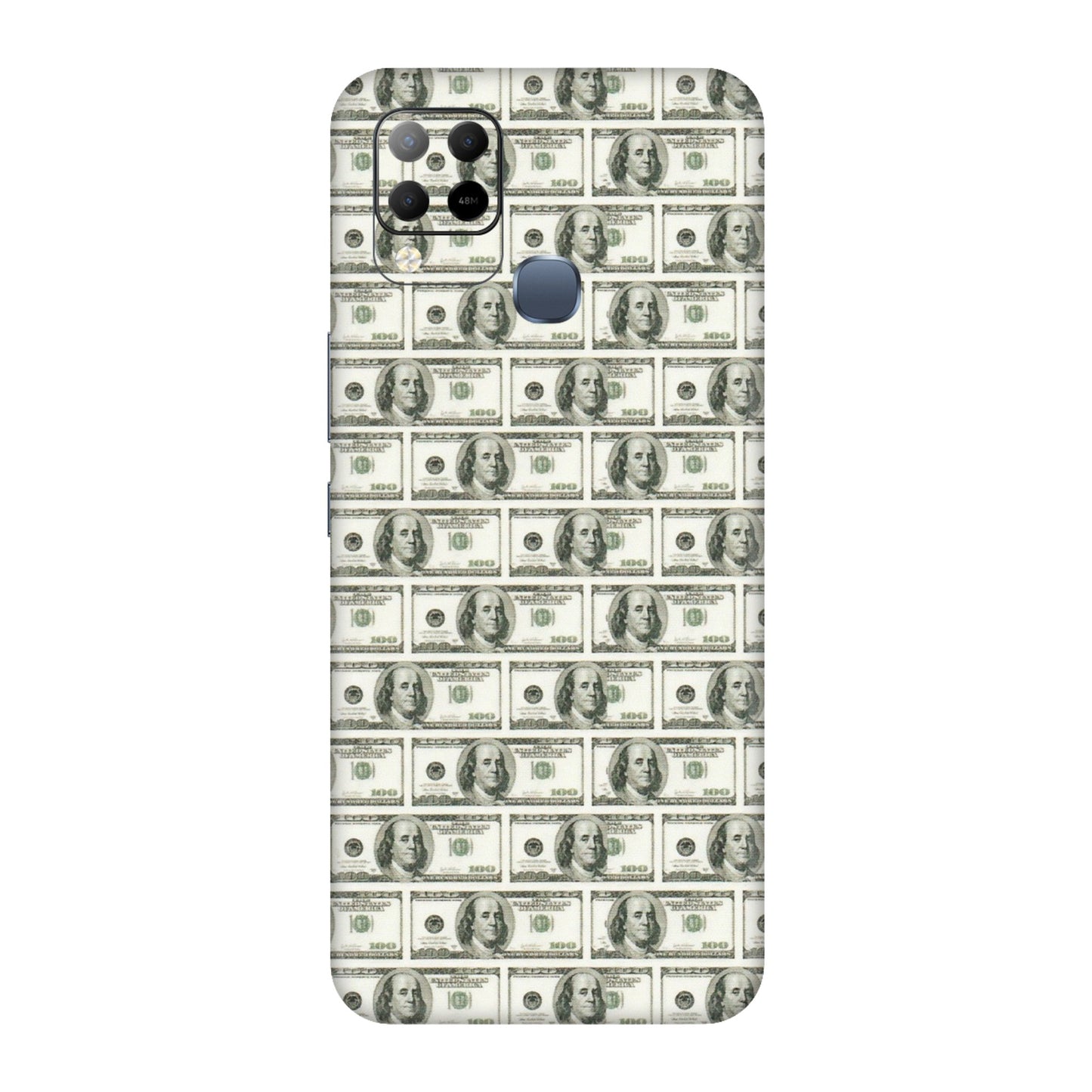 INFINIX Phone Skins (All Models) - I Love Dollars - Matte Finish (M-40) Infinix Hot 10S