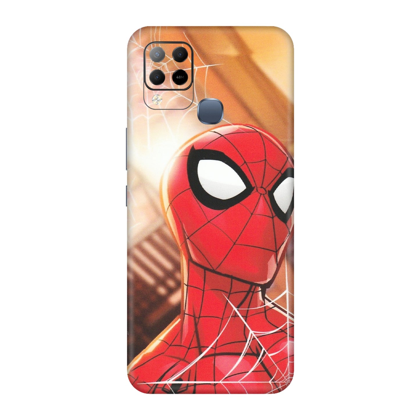 INFINIX Phone Skins (All Models) - Spiderman Face New - Matte Finish (M-41) Infinix Hot 10S