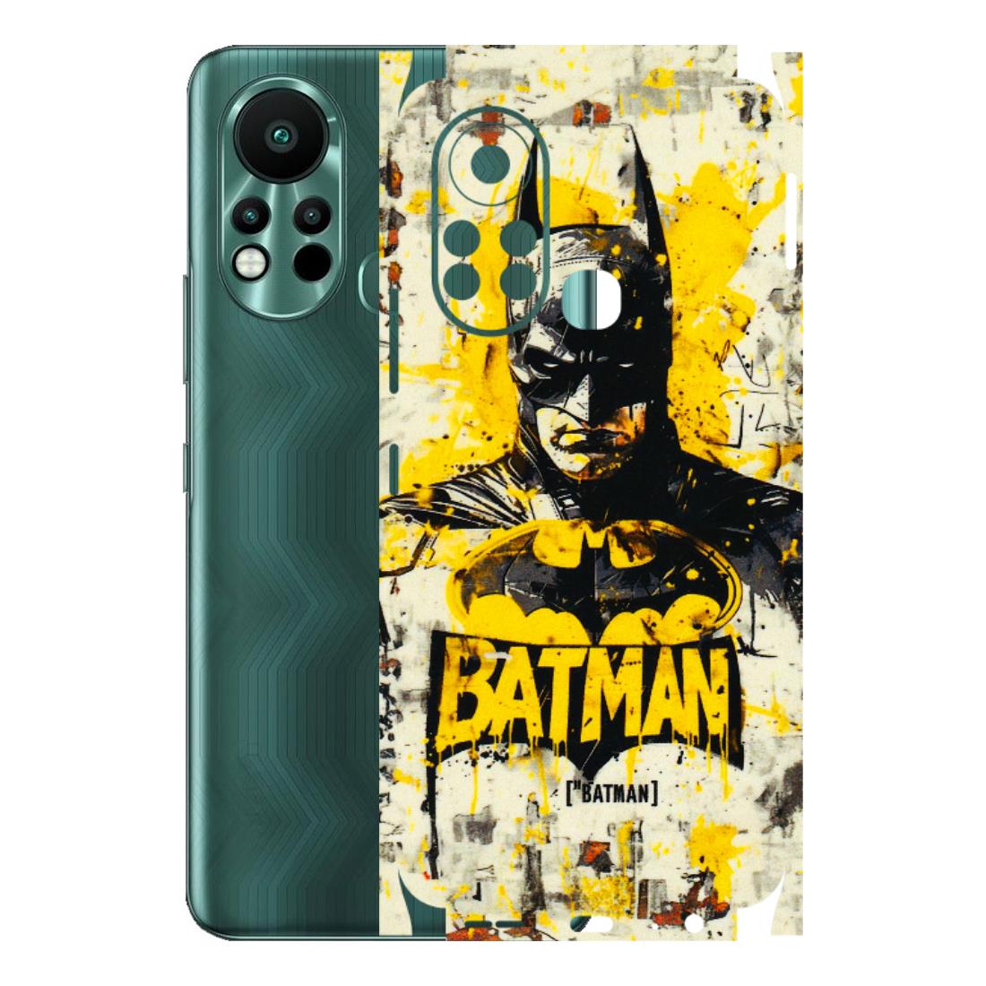 INFINIX Phone Skins (All Models) - Batman Yellow BT - 3D Embossed Finish (L-304) Infinix Hot 11S