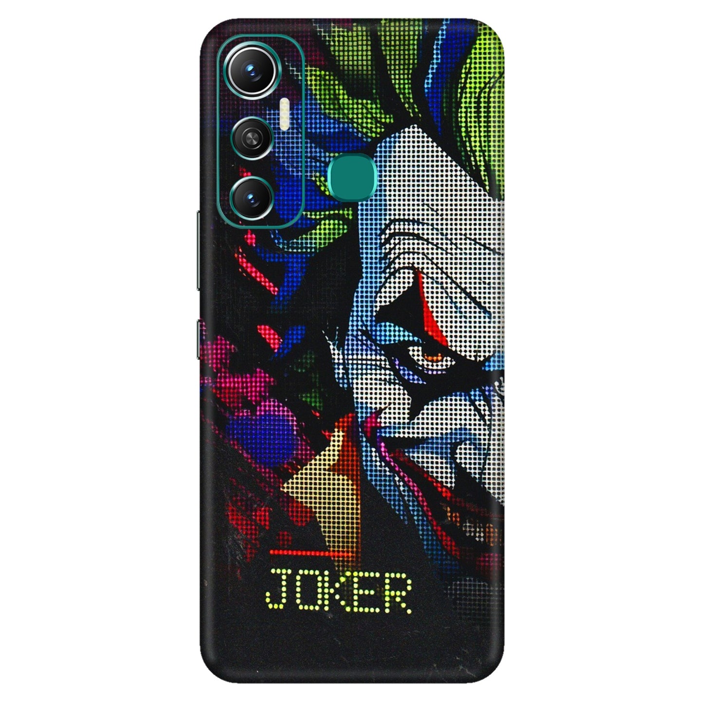 INFINIX Phone Skins (All Models) - Joker Dot Matrix - 3D Embossed Finish (L-08) Infinix Hot 11