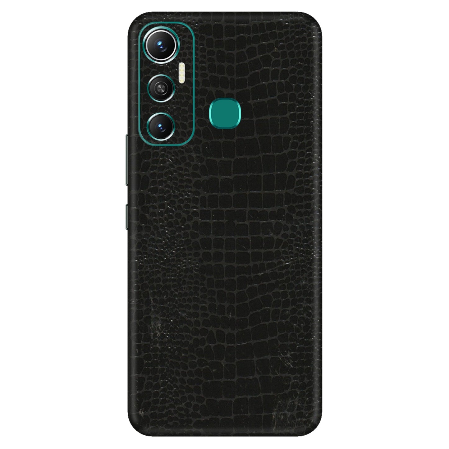 INFINIX Phone Skins (All Models) - Snake Leather Black - 3D Embossed Finish (L-107) Infinix Hot 11