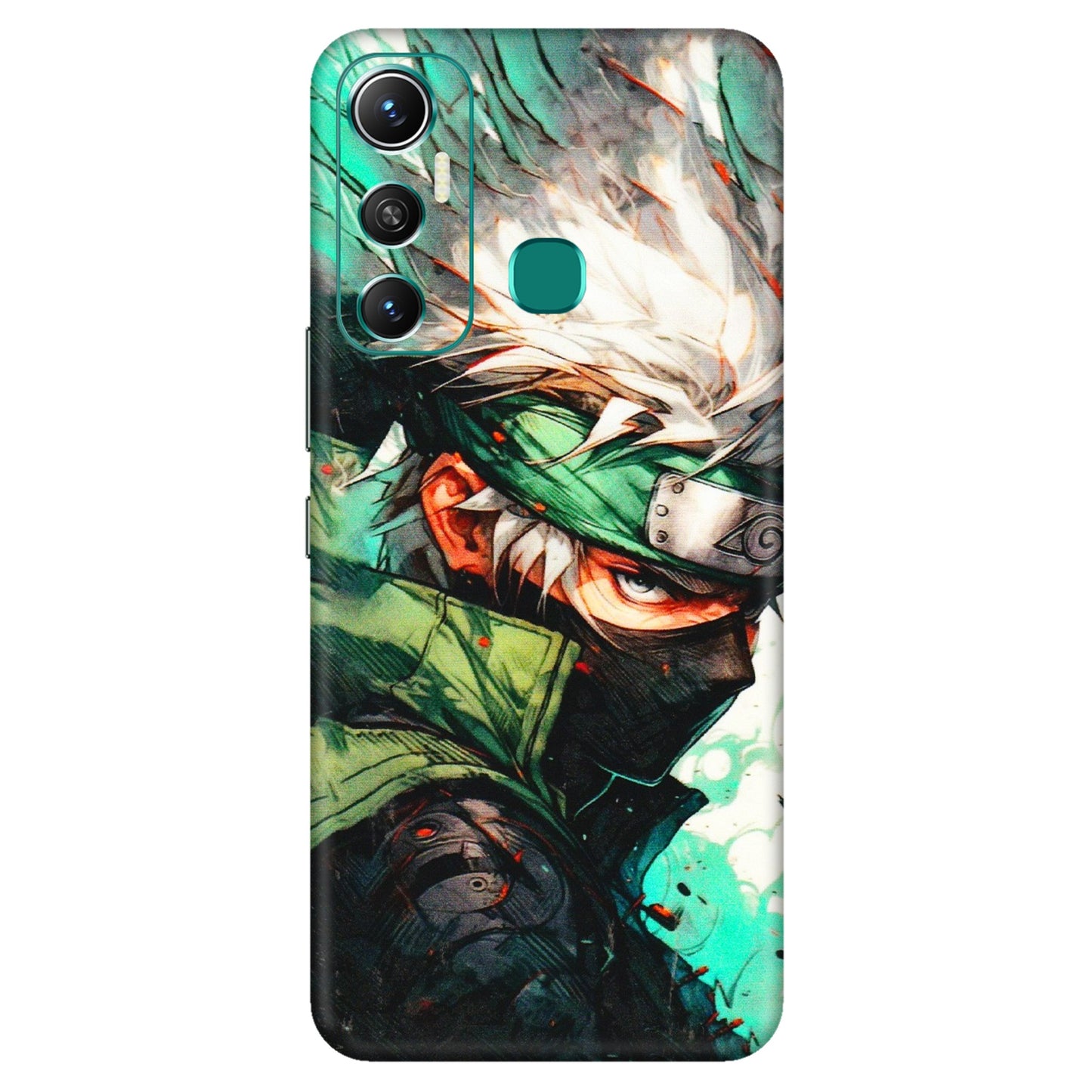 INFINIX Phone Skins (All Models) - Kakashi Side Profile - 3D Embossed Finish (L-249) Infinix Hot 11