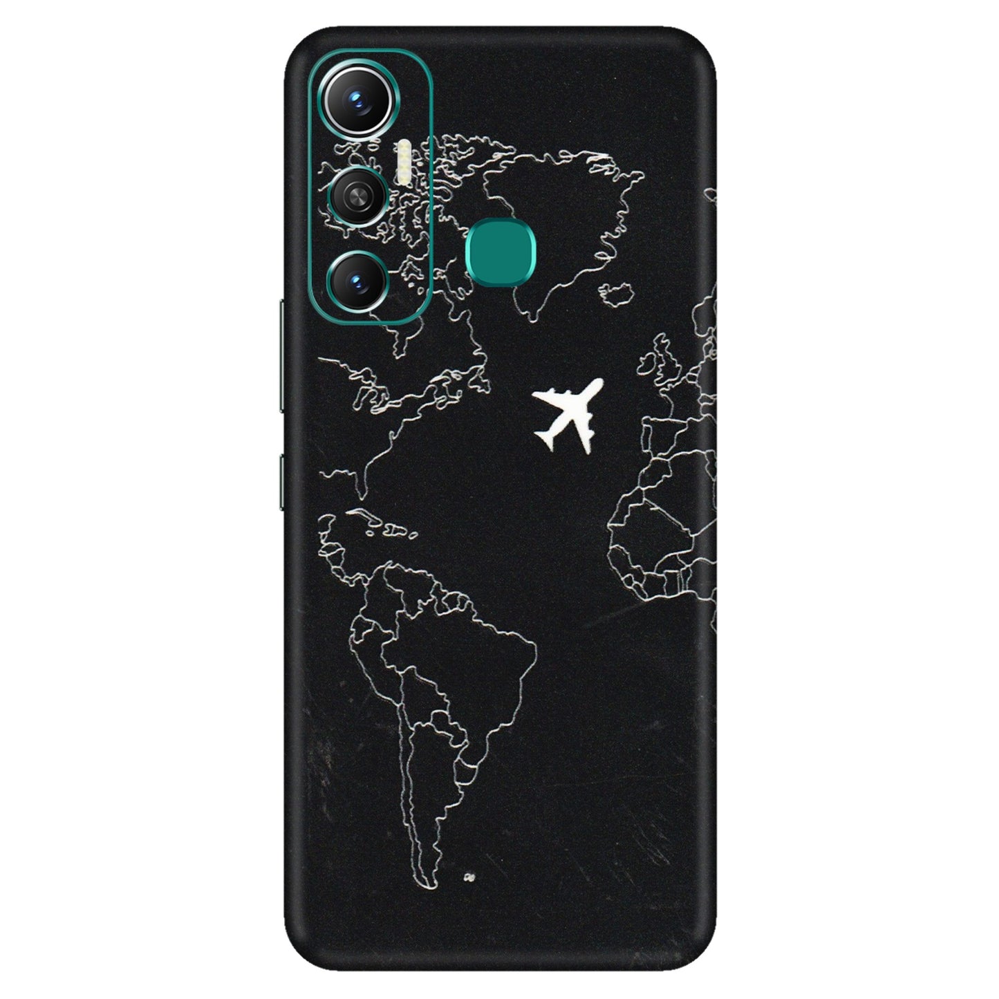 INFINIX Phone Skins (All Models) - Never Ending Travel - 3D Embossed Finish (L-79) Infinix Hot 11