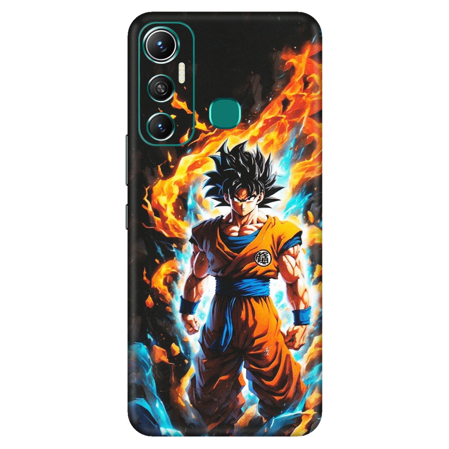 INFINIX Phone Skins (All Models) - Goku Transformation Anime - Matte Finish (M-159) Infinix Hot 11