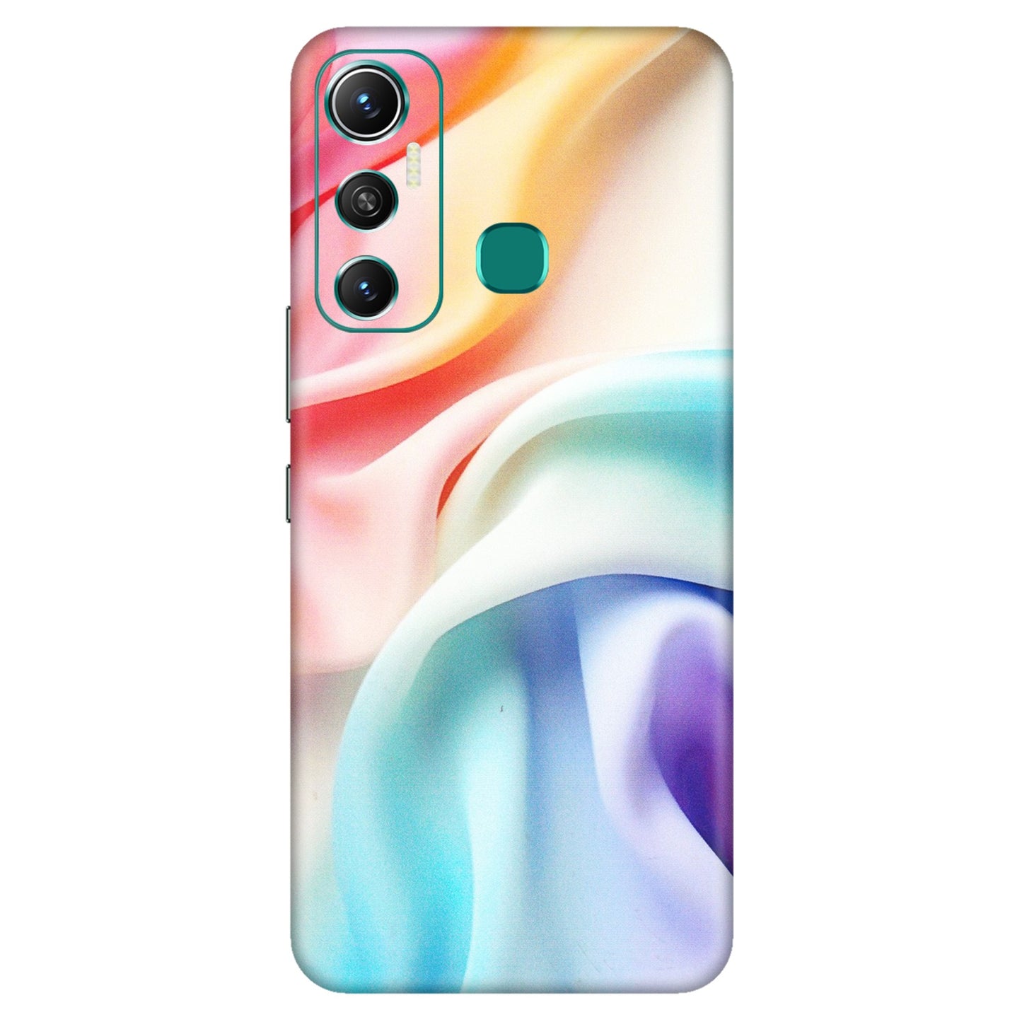 INFINIX Phone Skins (All Models) - Colourful Silk Cloth - Matte Finish (M-165) Infinix Hot 11