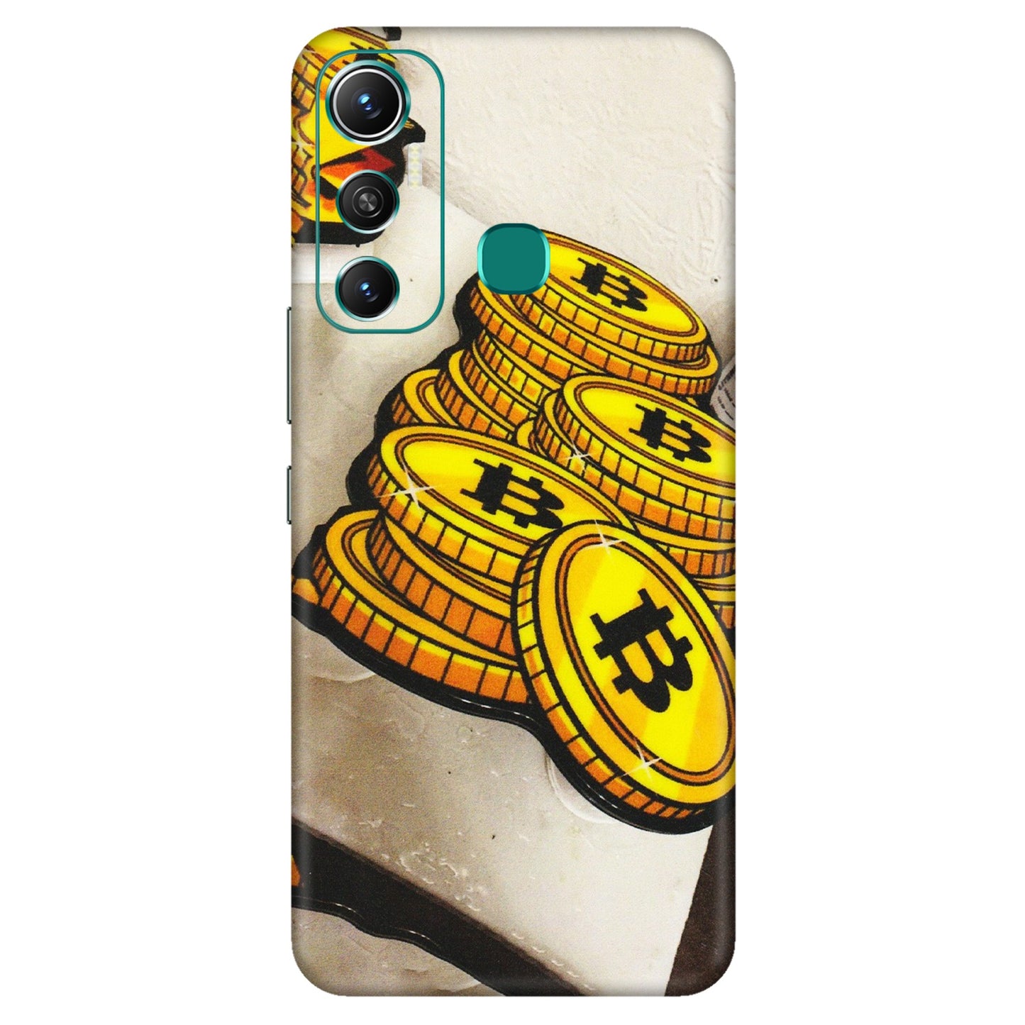 INFINIX Phone Skins (All Models) - Billionaire Bitcoin Collection - Matte Finish (M-92) Infinix Hot 11